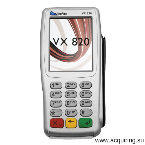 Банковский платежный терминал - пин пад Verifone VX820 под проект Прими Карту в СПБ