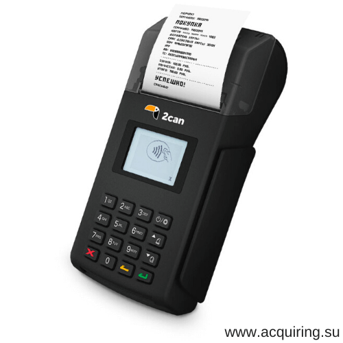 Купить в СПБ мобильный POS-терминал 2can A17 с подключением к эквайрингу
